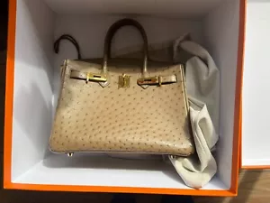 Original Hermes Birkin Bag Ostrich 30 Straussenleder - Bild 1 von 4