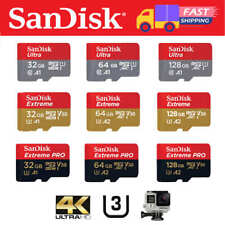 Micro SD Card SanDisk Ultra Extreme Pro 64GB 128GB 256GB 512 Class10 Memory Card