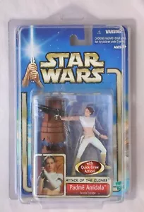 PADME AMIDALA ARENA ESCAPE Quick Draw Action STAR WARS ATTACK OF CLONES W/CASE - Picture 1 of 4