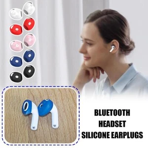 1Pair For For AirPods-4 Ear Cap Anti-Slip Premium-Silicone HOT Covers G2A9 - Zdjęcie 1 z 25