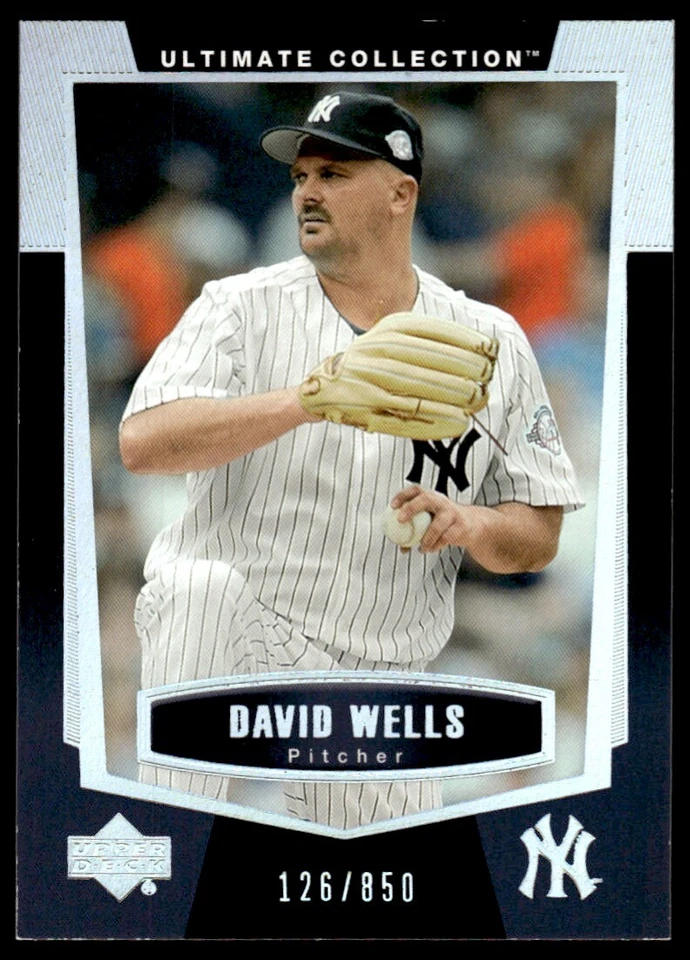2004 UPPER DECK ULTIMATE COLLECTION /850 DAVID WELLS - R100 - Image 1 of 2