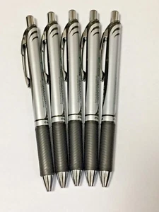 Pentel New EnerGel Deluxe RTX Gel Pen, 0.3mm Black BLN73-A 5pcs - Picture 1 of 2