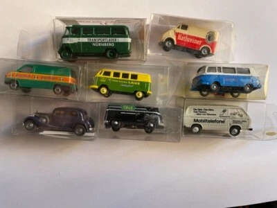8 MODELLINI AUTO 1:87 MARCHE BREKINA-WIKING-HERPA-SCHUCO-BUSCH (V. DESCRIZIONE) - Immagine 1 di 4