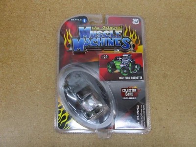 MUSCLE MACHINES 1932 Ford Roadster The Original 1/64 toy car diecast B2 rod - Image 1 of 4