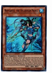 Yugioh - 1X Neptabyss, der Atlantische Prinz - Ultra Rare - 1. - MP16-DE236 - NM - Bild 1 von 2