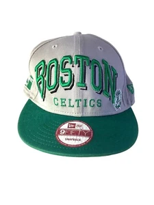 9Fifty Boston Celtics Gray Embroidered SnapBack Cap*NBA*New Era*HWC*NWOT*Tatum - Picture 1 of 8
