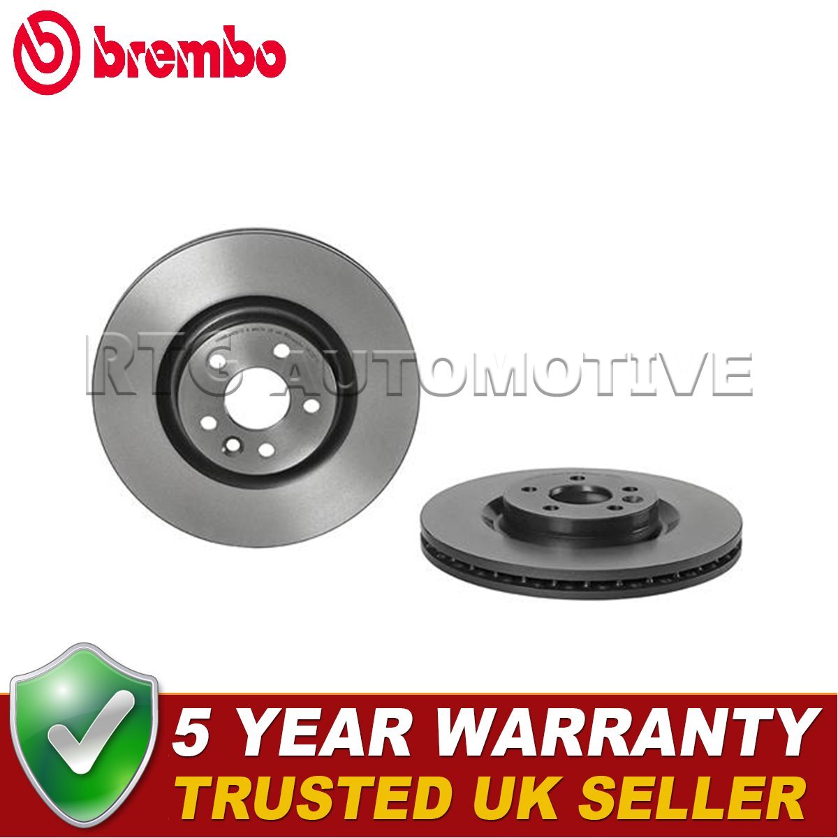 Brembo Xtra Bremsrotor 09.5509.1X - Gelocht & Belüftet Für Vorderachse