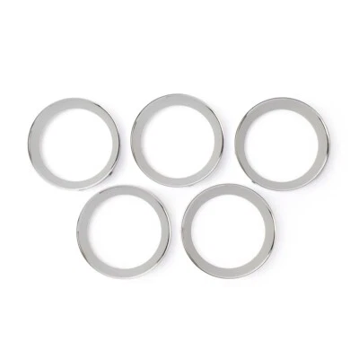 Juego de 5 anillos cromados ventilación tablero Ferrari 456 550 575 - OEM 66845100 Foto 1 de 4