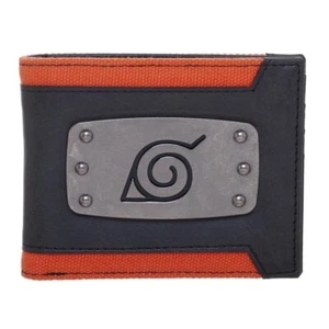 Naruto Hidden Leaf Village Badge Bi-Fold Wallet - Picture 1 of 2