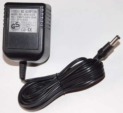 Netzteil 9V AC 4,5VA ~ 500mA CHD AC Adaptor AEN412034 Hohlstecker 5,5/2,1mm - Bild 1 von 3