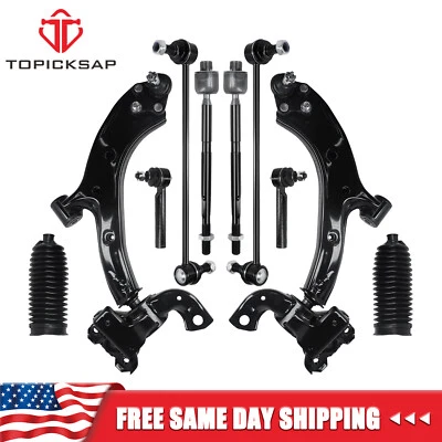 Front Suspension Kit Control Arm Tie Rod Kit Sway Bar for 2007-2012 Acura RDX - Image 1 of 4