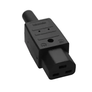 IEC C21 Female Inline Rewireable Socket Kettle Lead Power Adapter Plug 16A 250V - Picture 1 of 2