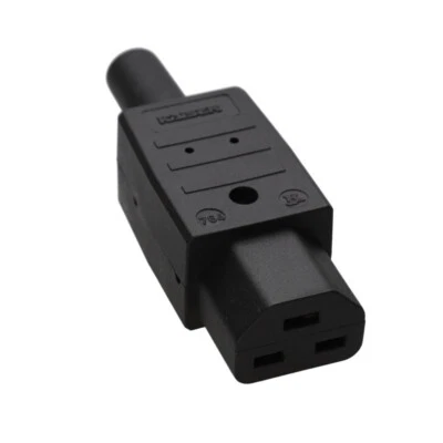 IEC C21 Female Inline Rewireable Socket Kettle Lead Power Adapter Plug 16A 250V - Image 1 of 2