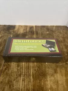Vintage clay poker chip set New 80 13.5g Clay Chips And Cards - Picture 1 of 5