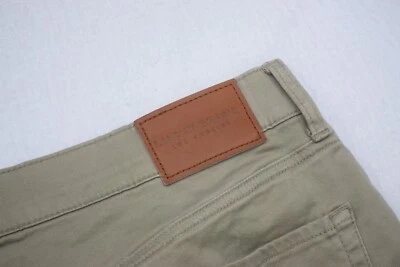 Lucky Brand 121 Slim Straight Stretch Beige 5-Pocket Pants Mens Size 38 x 32 - Image 1 of 4