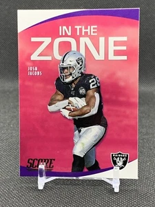2020 Score In the Zone Josh Jacobs SP Raiders - Picture 1 of 2
