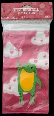 Bolsas de golosinas con cremallera Rana de San Valentín bolsas de 12 unidades Foto 1 de 2