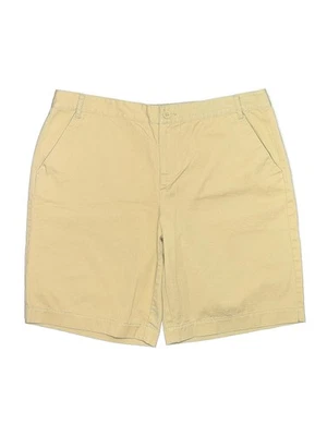 Pantalones cortos American Living para mujer amarillo caqui 12 Foto 1 de 2