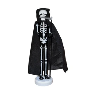 Weihnachten Halloween Weihnachten Nussknacker Sensenmann Skelett mit Sense 15" - Bild 1 von 4