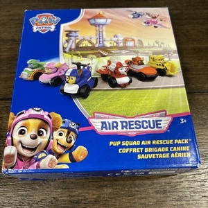 Paw Patrol Pup Squad Air Rescue Pack 6 Pezzi Giocattoli da Corsa - Foto 1 di 5