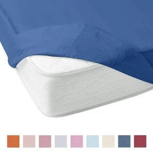 GABEL DOUBLE 180x200 fitted sheet 100% cotton 40 cm - Picture 1 of 2
