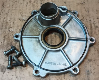 Cubierta de disco de válvula giratoria Kawasaki F6 F7 1971-1975 placa de admisión soporte de carburador Foto 1 de 4