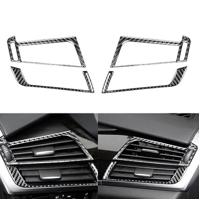 Tablero de instrumentos de fibra de carbono para BMW F15 X5 F16 X6 2014~18 Foto 1 de 4