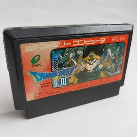 Dragon Quest III 3 Late Model Stamp B enix pre-owned Famicom NES