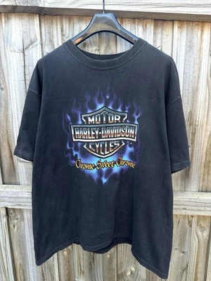 1993 Chrome Sweet Chrome ACME Harley Davidson XL - ULTRA RARE - Faded - Vtg 90s - Image 1 of 4