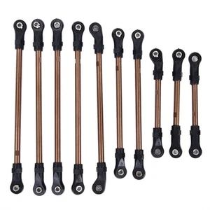 10pcs Stainless Steel Link Rod 324mm Wheelbase For TRX4 RC Crawler C Z. SD. - Picture 1 of 7