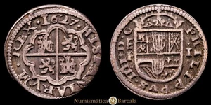  Felipe IV 1 Real (3,41 gramosg) 1627 Segovia P Aureo y Calicó-784 MBC+ - Imagen 1 de 3