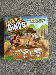 Dig 'em Up Dinos: The Fossil Finding Board Game With Fun Facts, Dinosaur - Picture 1 of 2