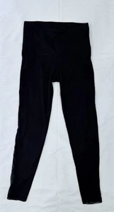 Leggings Donna Mono B Piccolo Piccolo Vita Alta Qualità Premium Nero - Foto 1 di 6