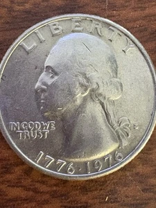 Rare Bicentennial Quarter Filled D Mint Mark & "in COD". & Error In The E - Picture 1 of 7
