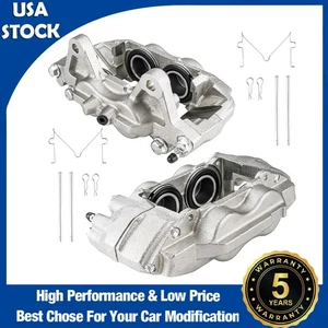 2x Front Brake Caliper Fit For Toyota 4Runner 2003-2009 Lexus GX470 2003-2009 - Foto 1 di 19