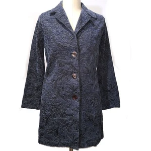 CMC COLOR ME BAUMWOLLE blau Gobelin Langarm Knopfleiste Jacke Blazer MEDIUM - Bild 1 von 5