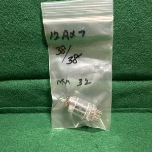 One GE JAN 12AX7WA TV-7D/U GE Tested @ 38/38 Min/32 Used #10 - Picture 1 of 1