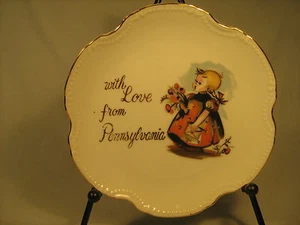 [Y5] COLLECTOR PLATE 6" with Love from PENNSYLVANIA S-975 - Picture 1 of 3