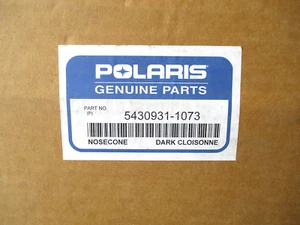 BRAND NEW POLARIS SNOWMOBILE NOSE CONE DARK CLOISONNE ~ PART # 5430931-1073 - Foto 1 di 1