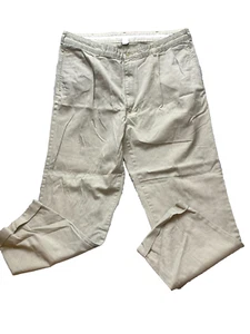 POLO Ralph Lauren Pants Adult 40x32 Pleated Straight Leg Trouser Chino Mens - Picture 1 of 10