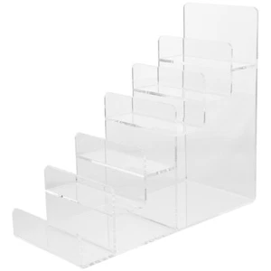 1Pc Multi Acrylic Storage Rack Transparent Display Stand for Jewelry Wallet - Picture 1 of 12