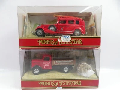 Modelos Matchbox de antaño Y-61 + camión de reparto Y-63 / camión de bomberos #9072 - Imagen 1 de 4