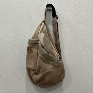 HEALTHY BACK BAG SHOULDER CROSS BODY SLING CANVAS BACKPACK 16" - Picture 1 of 20