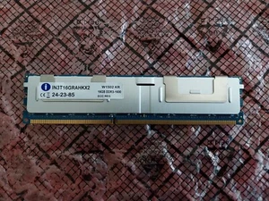Integral 16GB DDR3-1600MHZ PC3-12800R ECC Reg Server Memory (IN3T16GRAHKX2) - Imagen 1 de 1