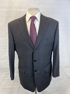 Pal Zileri Men's Dark Gray Black Striped Wool Suit 40R 31X26 $2,895 - Picture 1 of 14