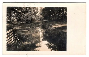 (8018) 1909 PHOTO P/C GREENVIEW OHIO LOCAL STREAM RPPC - Picture 1 of 2