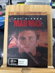 Mad Max The Complete Collection DVD Mel Gibson Warner Bros 2006 Reg 4 Slipcover - Picture 1 of 5