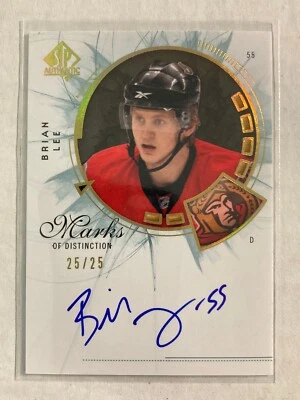 2009-10 SP Authentic Marks of Distinction #MD-BL Brian Lee 25/25  H5R1E - Image 1 of 2