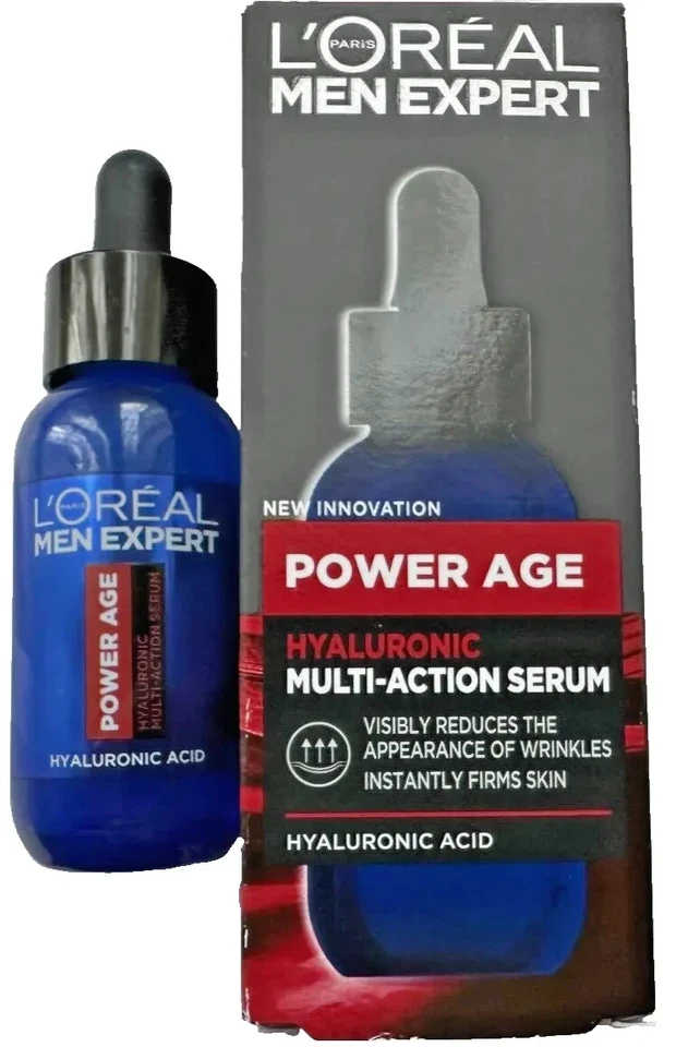 L'Oreal Men Serum, Hyaluronic Multi-Action Serum 30ml - Image 1 of 1