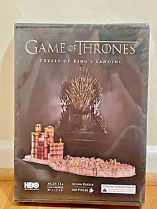 4D Puzzle of Kings Landing Game Of Thrones Brown 3D Kingdom 260 Pieces New